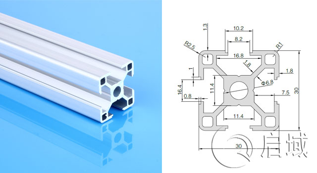 3030L歐標(biāo)輕型工業(yè)鋁型材